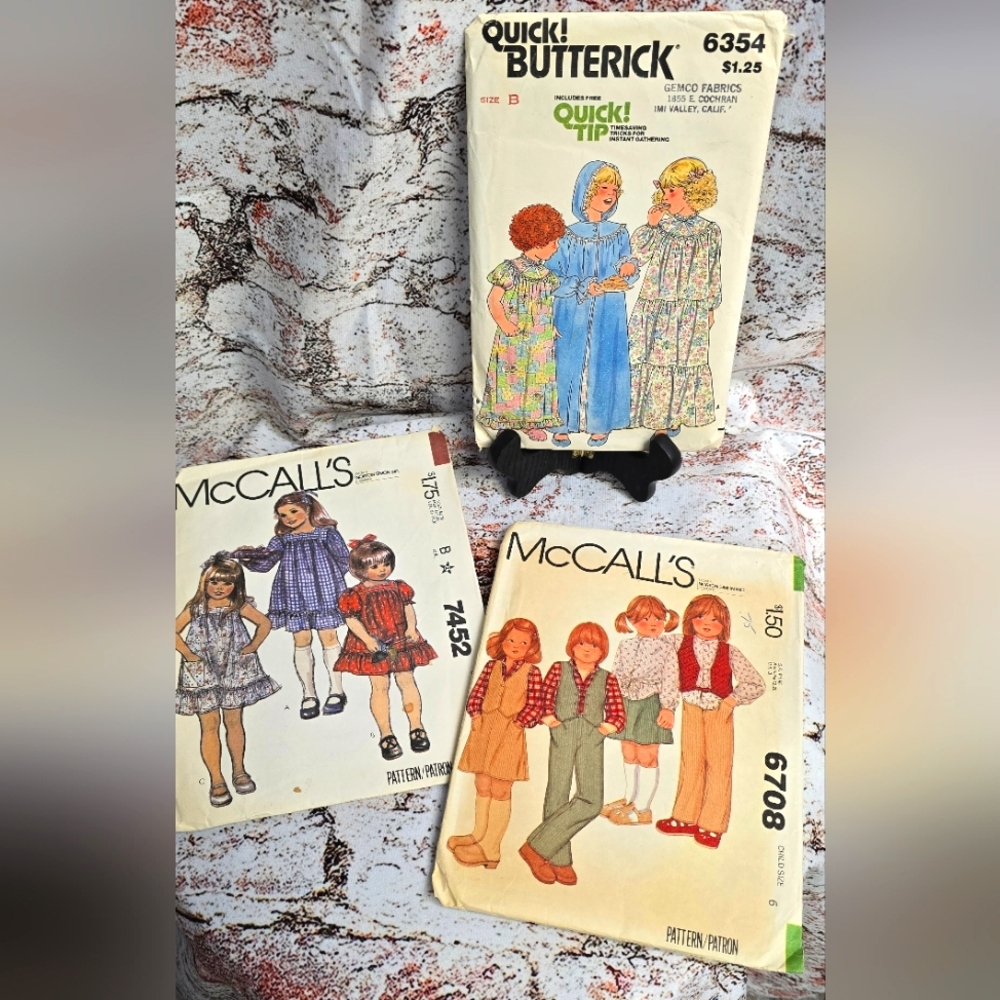VINTAGE LOT of Children’s Sewing Patterns